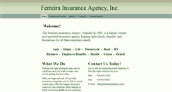 Desktop Screenshot of ferreirainsurance.com